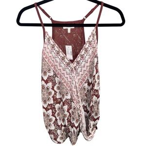 Maurice’s Medium Mauve Mock Wrap Style Tank Top